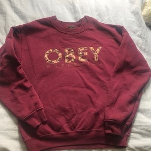 Obey crew neck